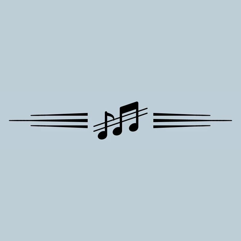 Music Notes Line