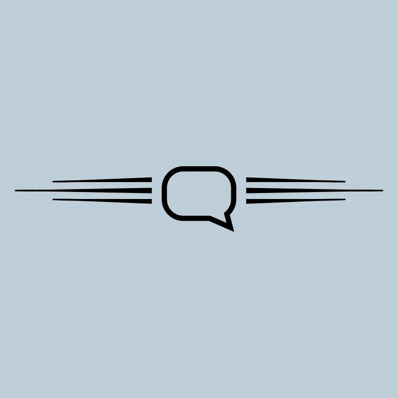 Speech bubble line