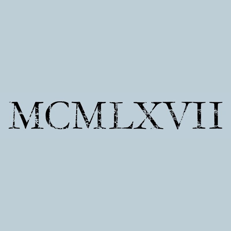 MCMLXVII 1967 Romain Anniversaire Année