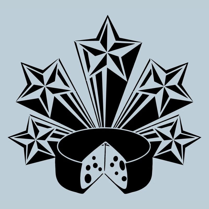 Cheese radiating stars