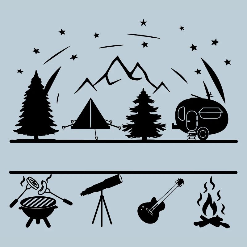 Camping Life Banner