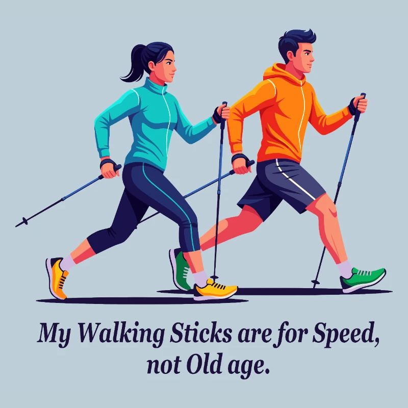 Nordic walking fans