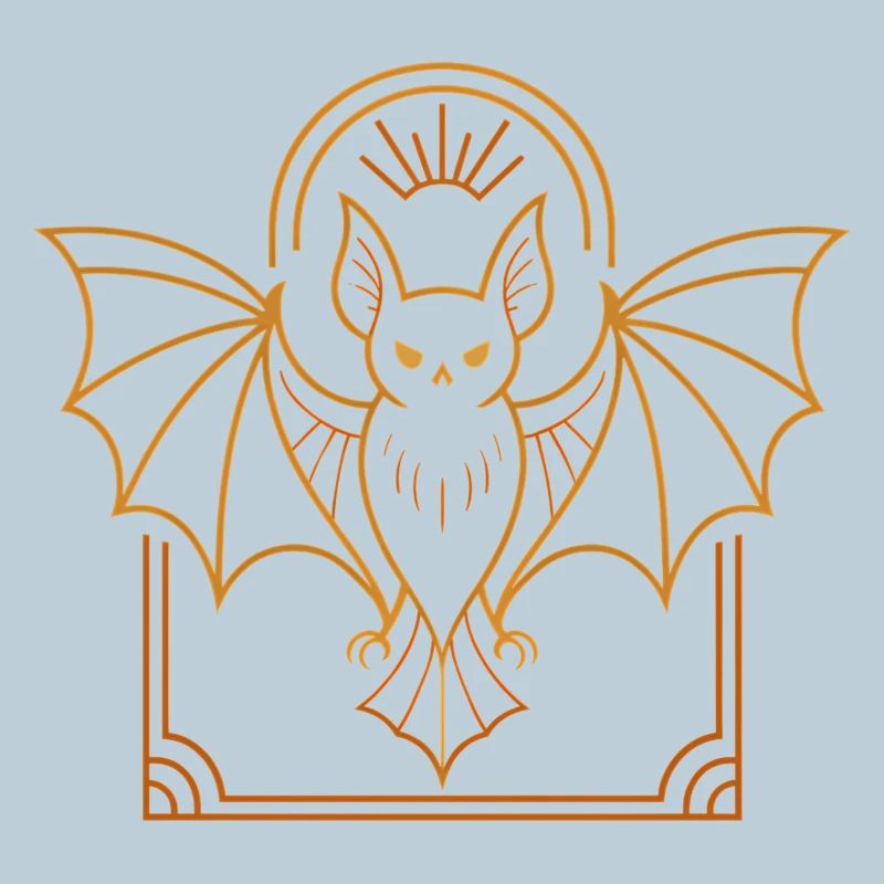 Orange moth bat