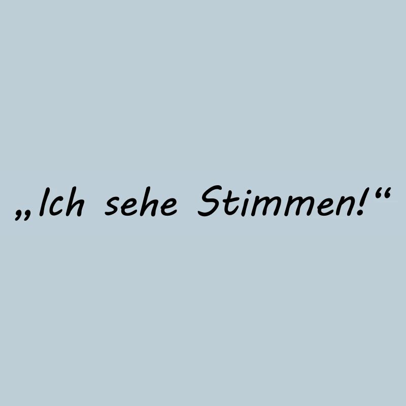 ich sehe stimmen - psycho