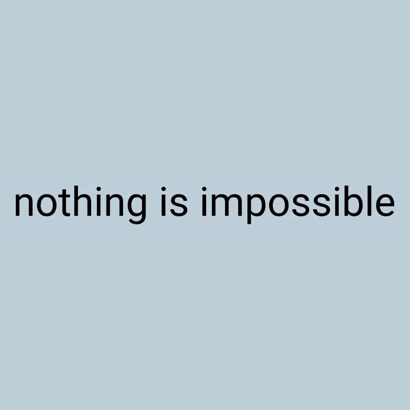 Rien n’est impossible en texte brut