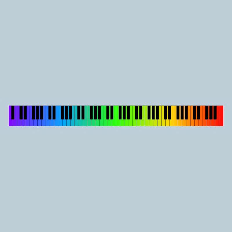 Rainbow keyboard