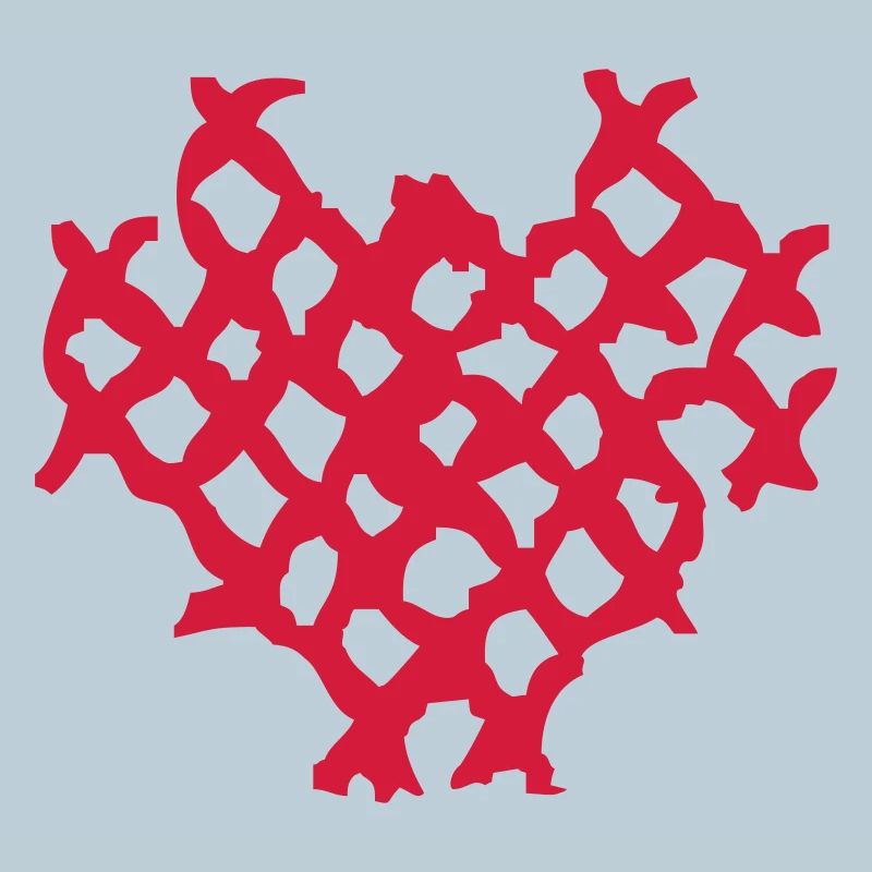 Waffle heart