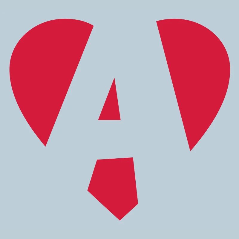 Heart A - I love A