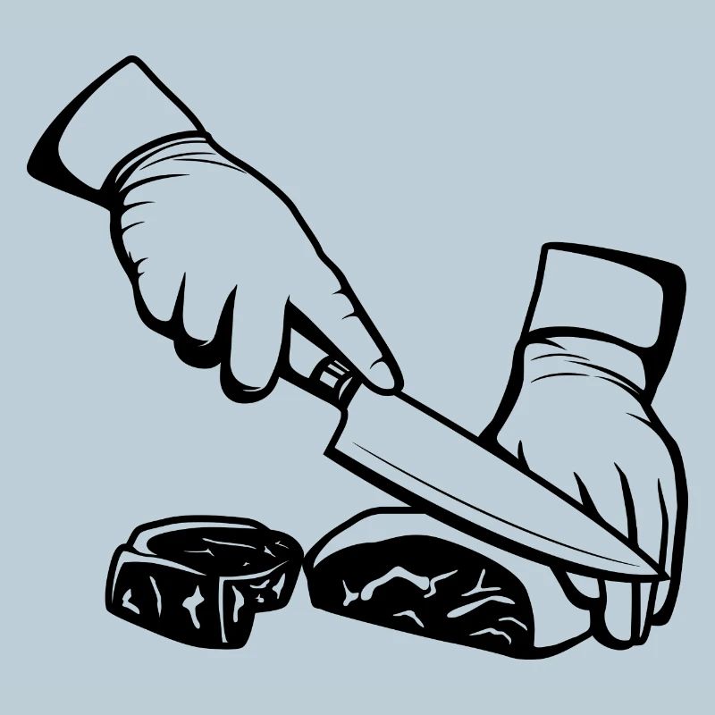 Cutting meat