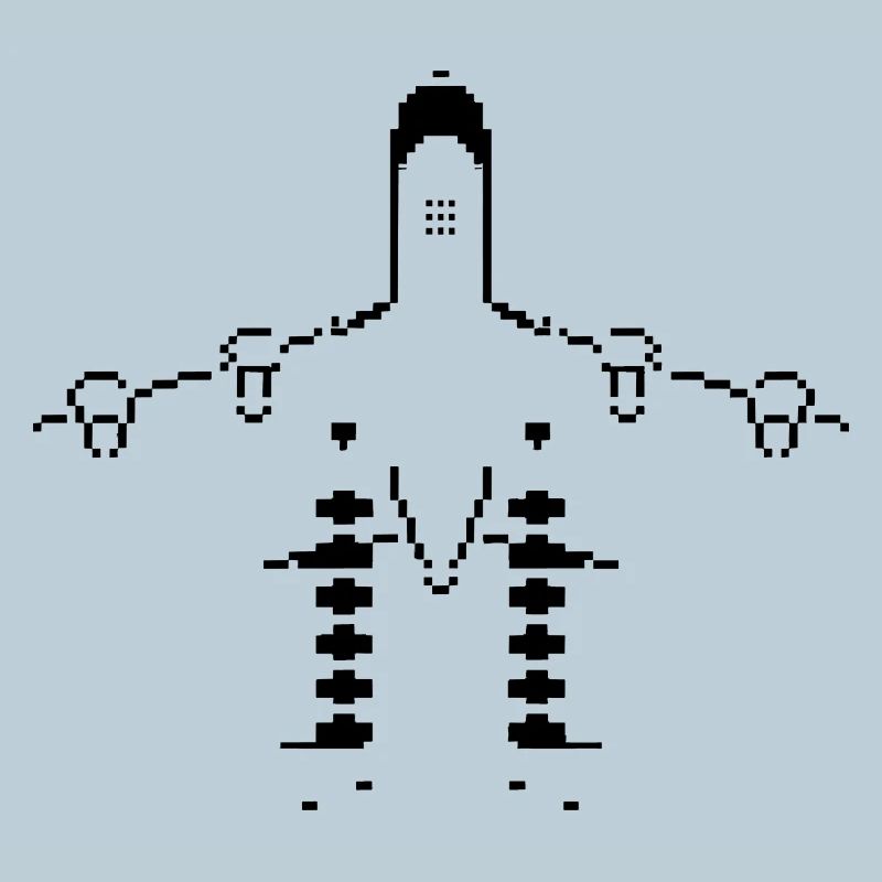 Avion Pixel Art