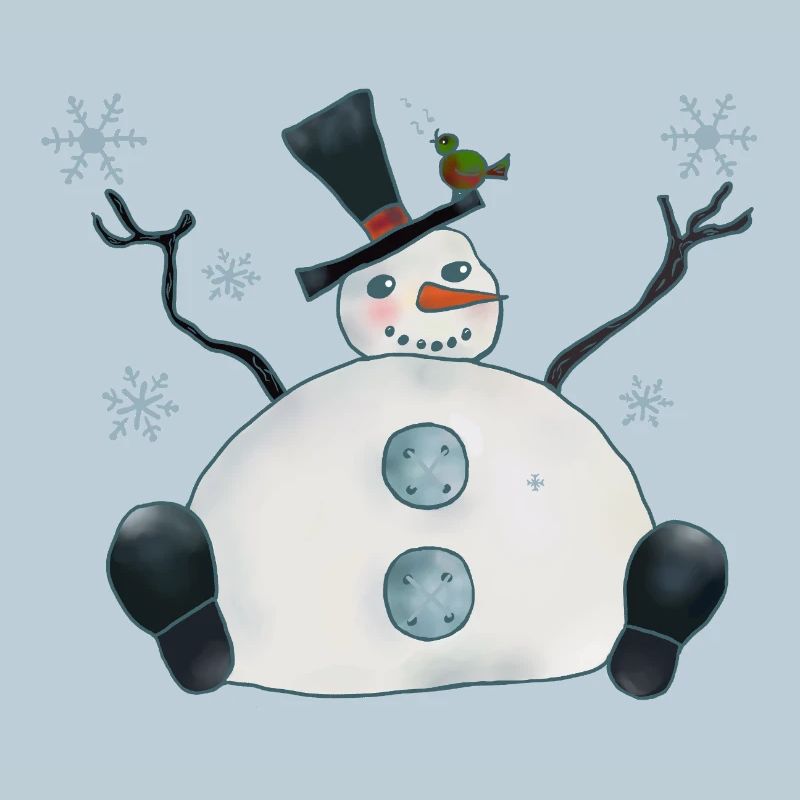 Dicker Schneemann