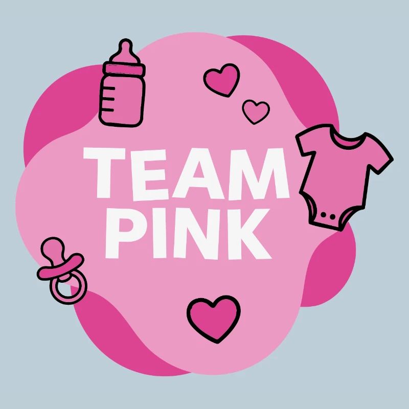 Team Pink Baby Shower Design
