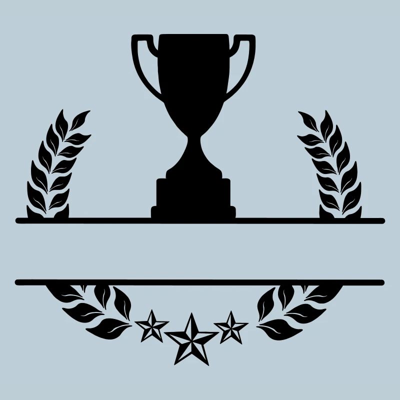 Coupe monogramme de couronne de laurier