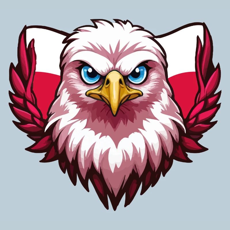 Polska Eagle Poland Polish Flag
