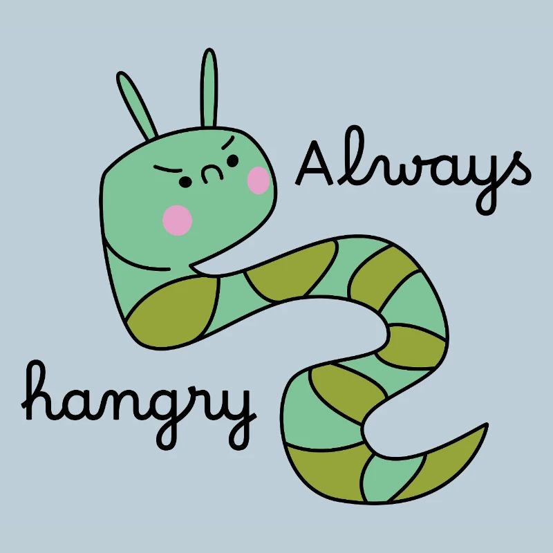 Grumpy Caterpillar – Funny Cartoon Caterpillar