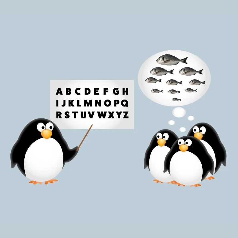 Schule - Pinguin