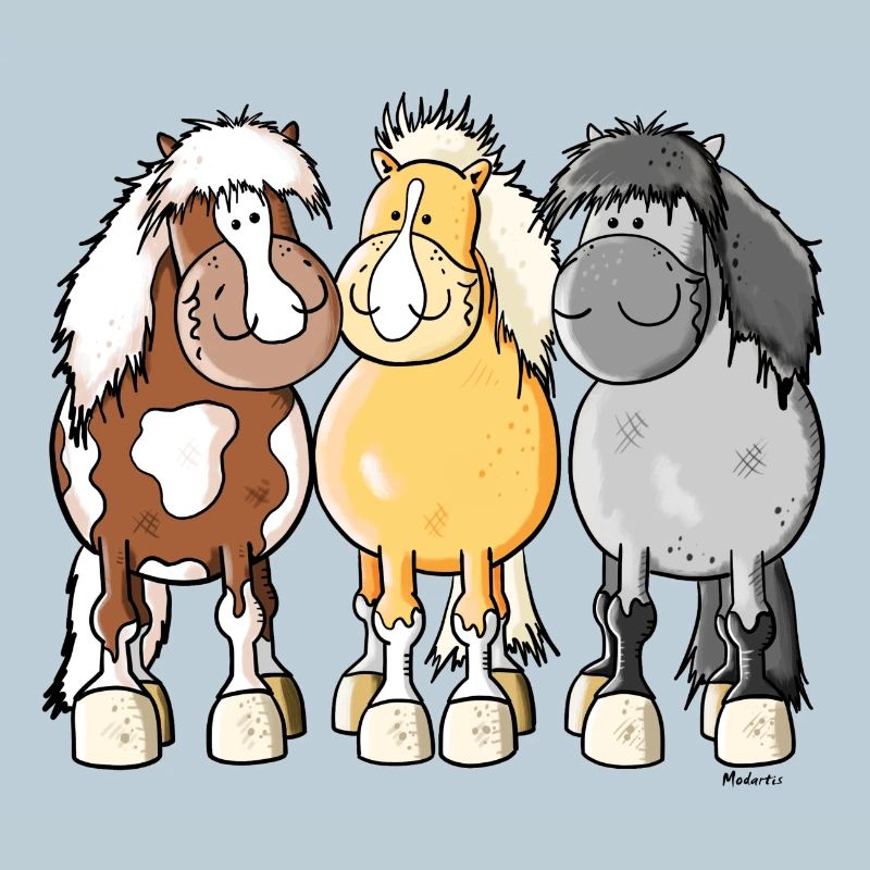 Mignon Poneys Shetland