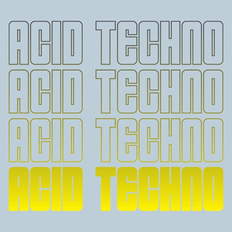 Acid Techno Wiederholung Gradient