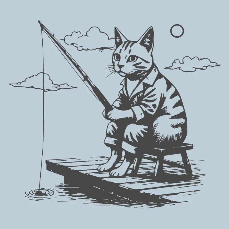 Chat pêcheur nocturne