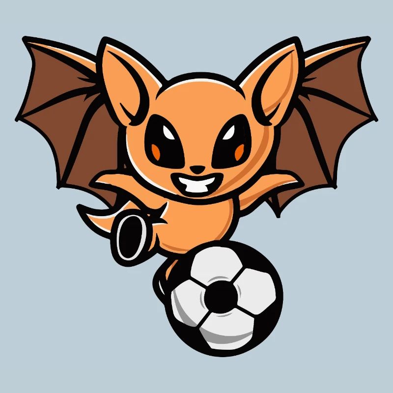 Kicker de chauve-souris orange
