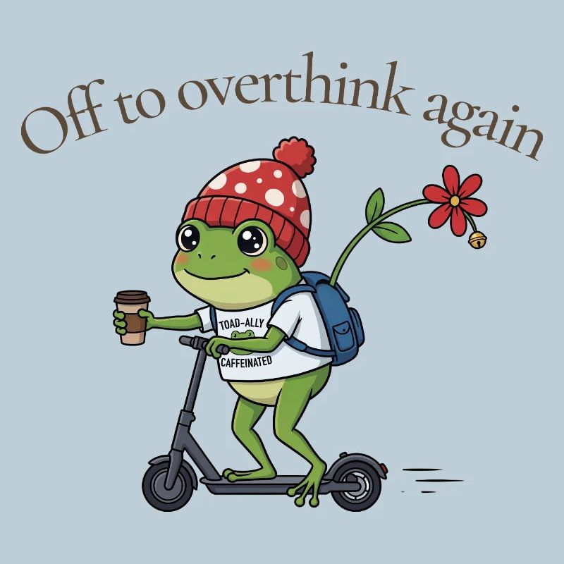 Toad-ally caffeinated Frosch