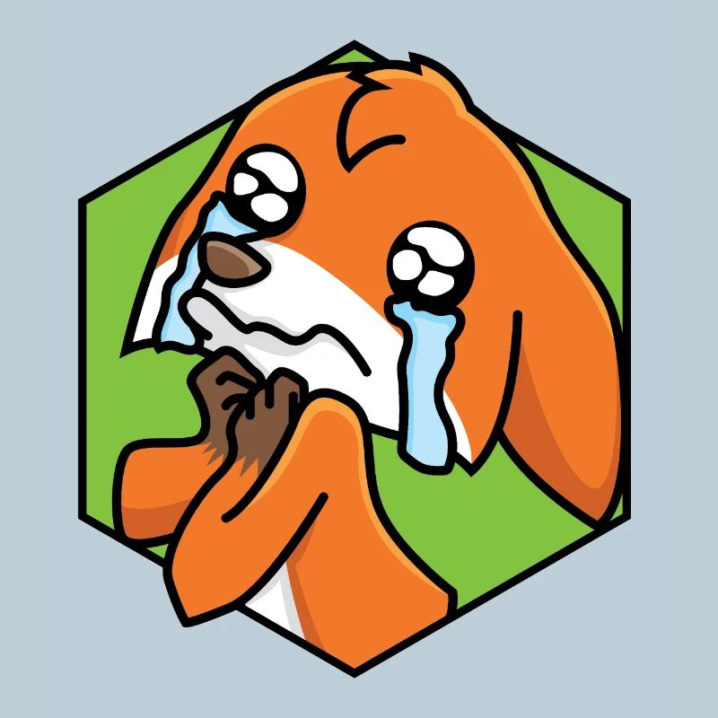 Sad little fox