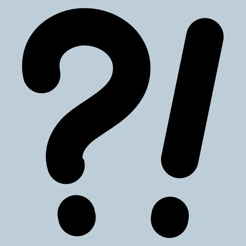 Question marks and exclamation marks