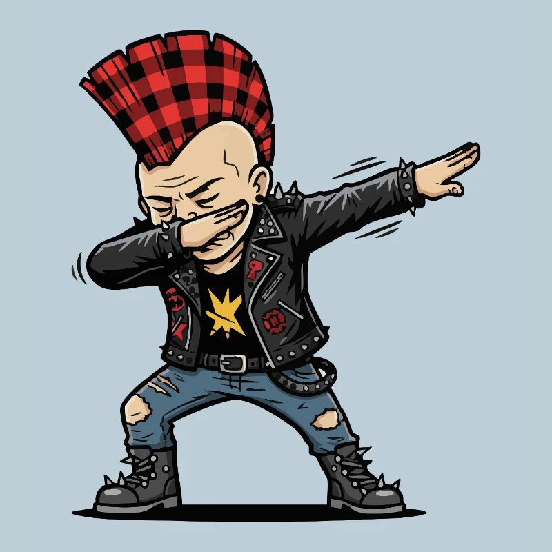 Dabbing Punk – Style de dessin animé effronté