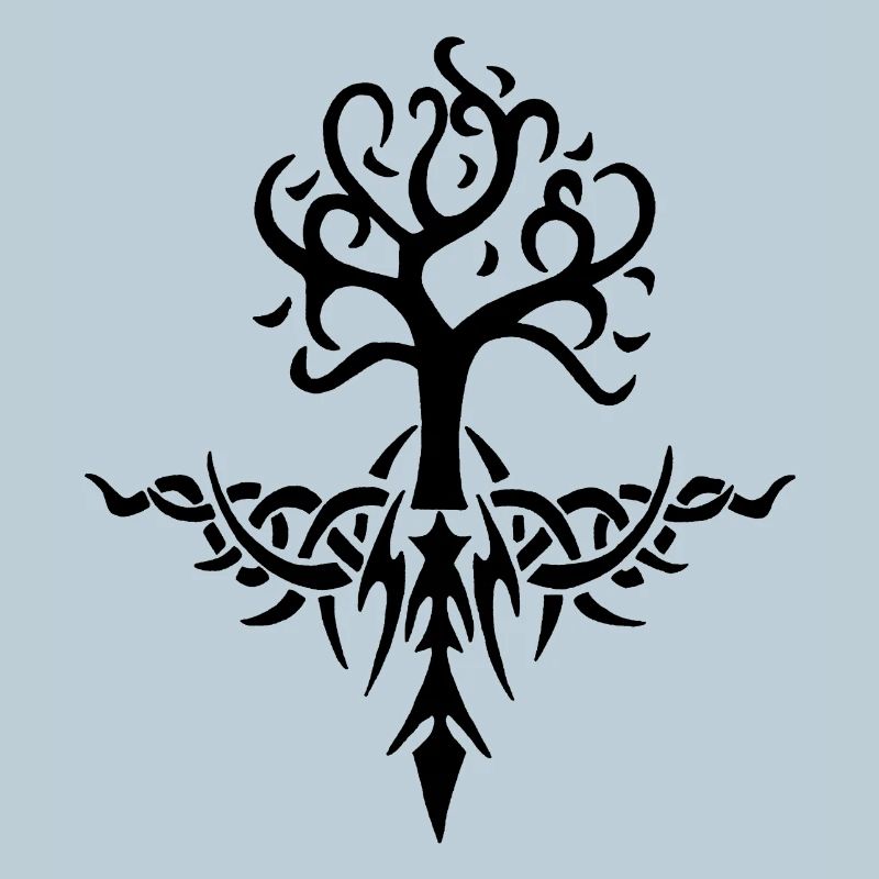Black thorny tree