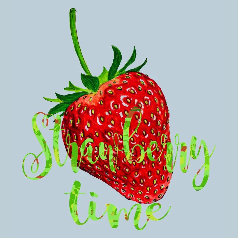 Strawberry with saying