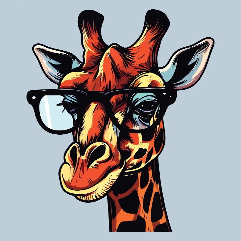Cartoon-Comic-Giraffen-Design