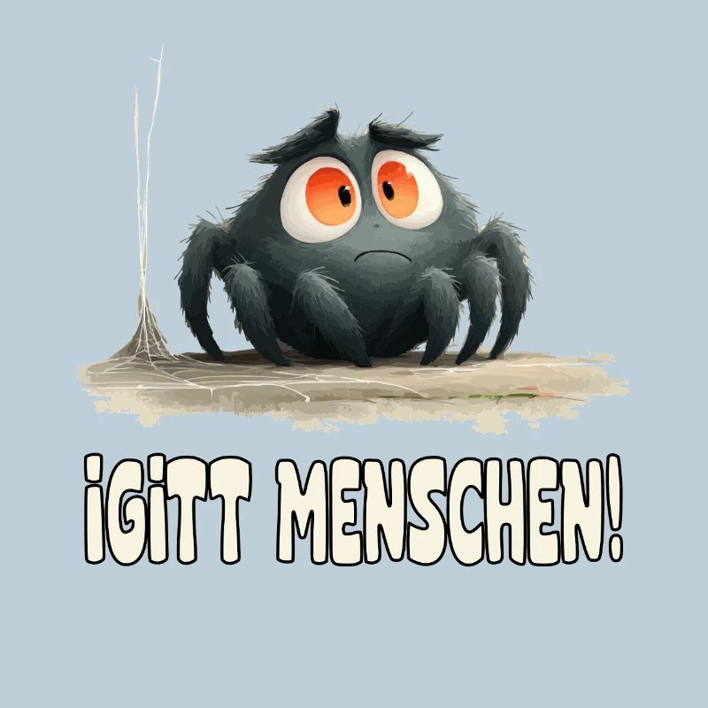 Lustige Igitt ! Menschen Spinne