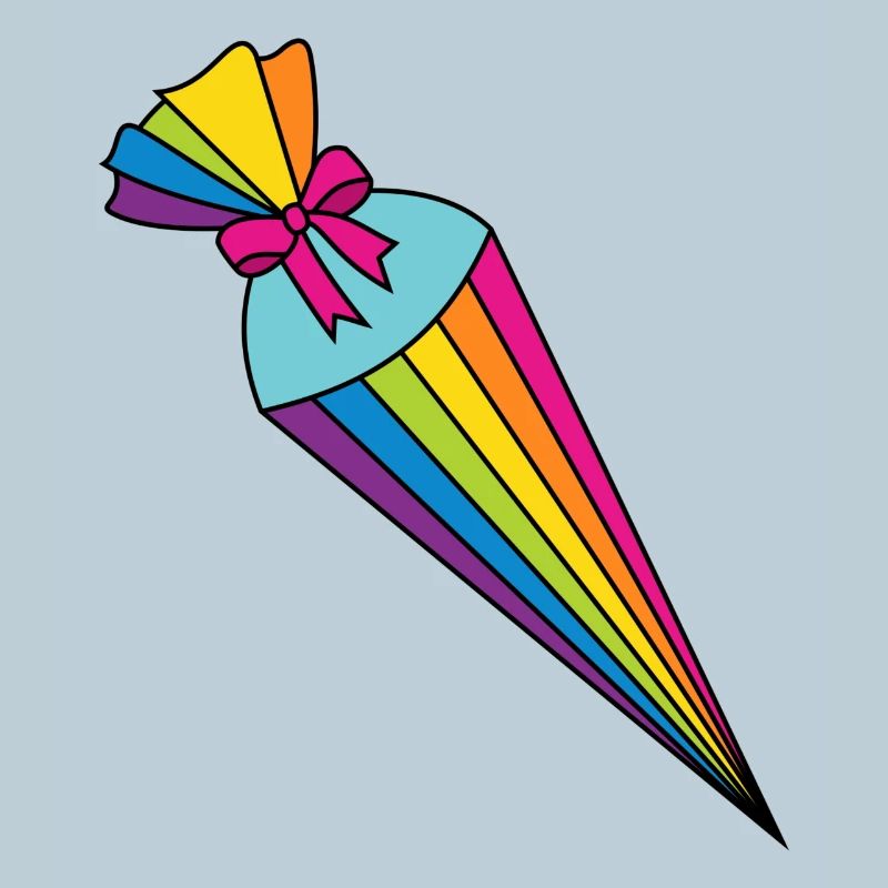 School Cone Sugar Cone