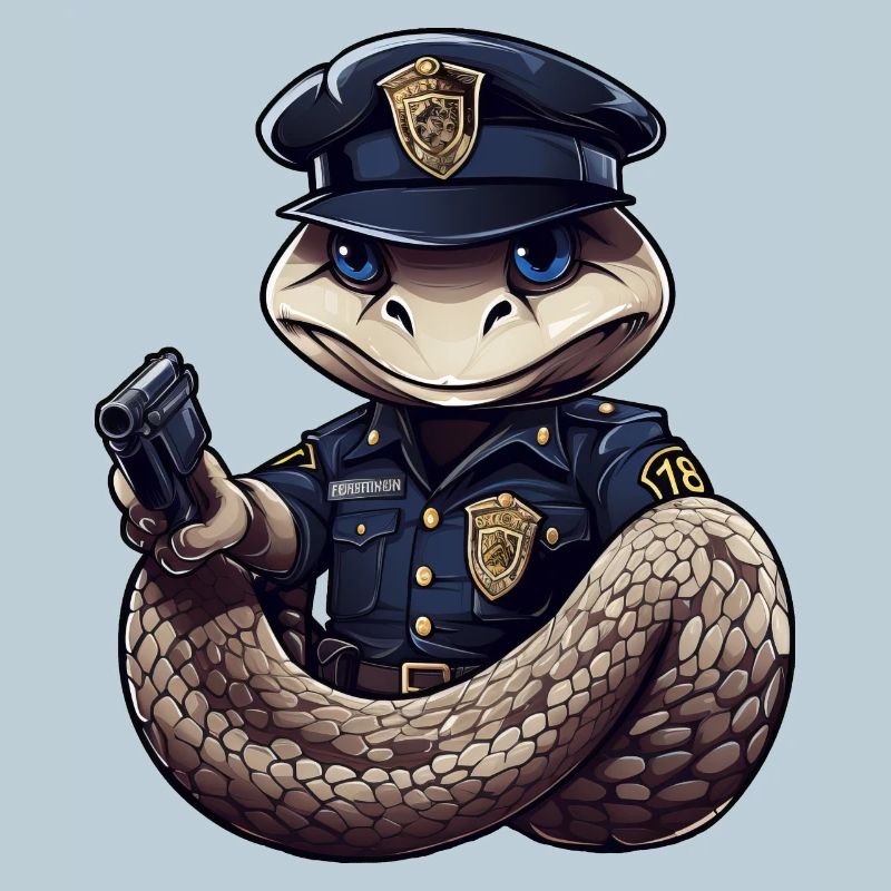 Policier serpent