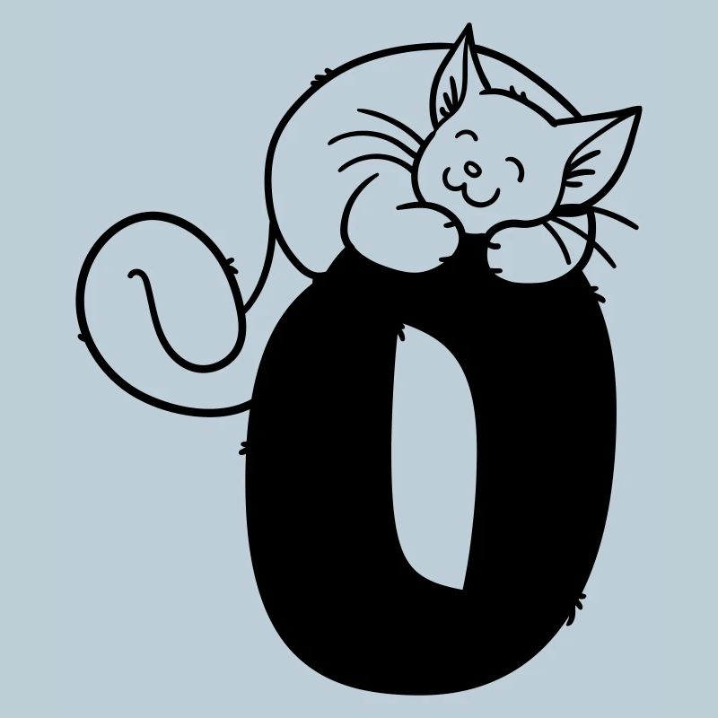 Cat Letter O