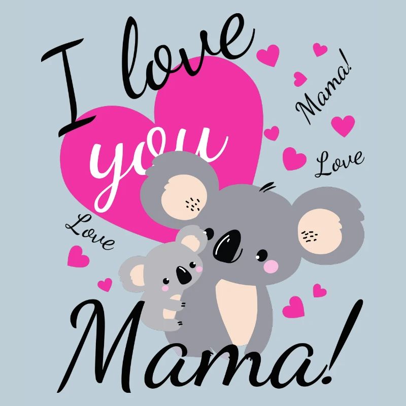 Doux koala amour pour maman