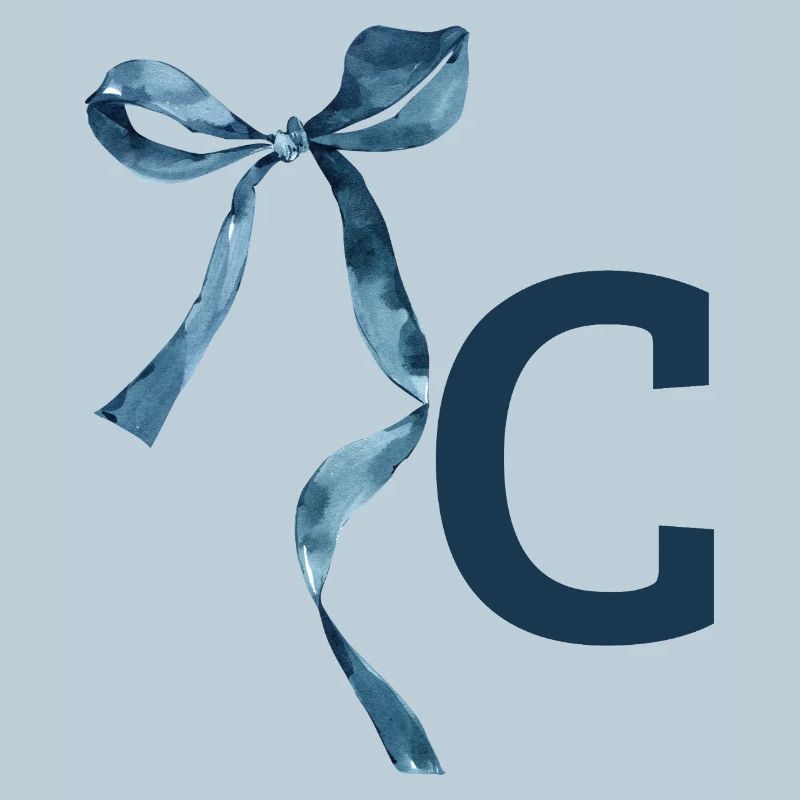 Monogram c Geschenkidee