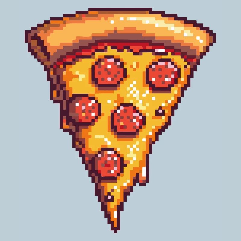 Pixel Pizza Stück