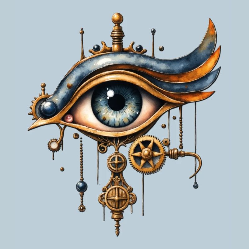 Steampunk mechanical eye