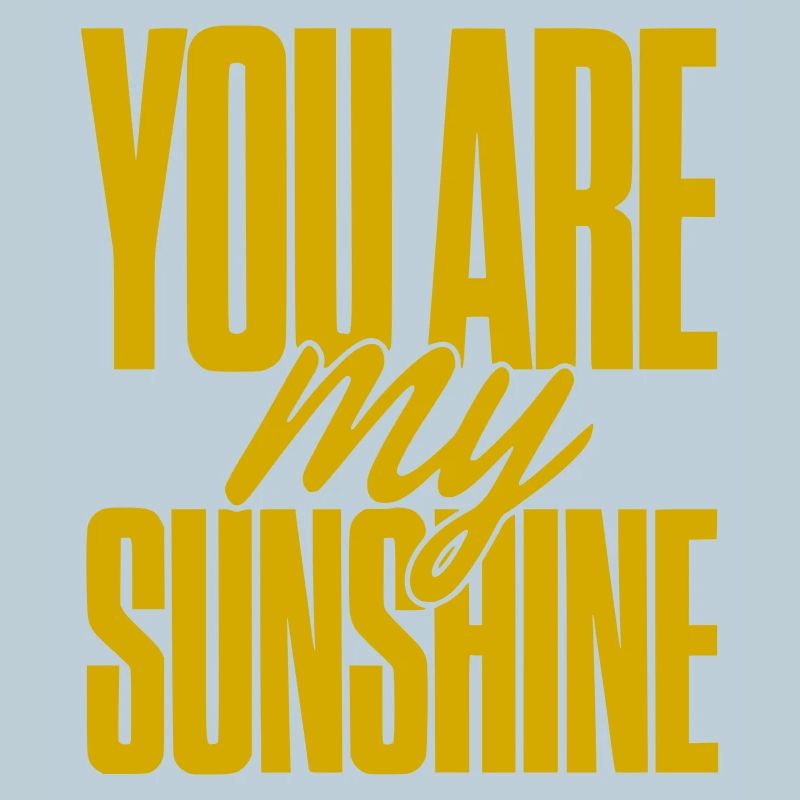 Tu es ma typographie dorée de soleil