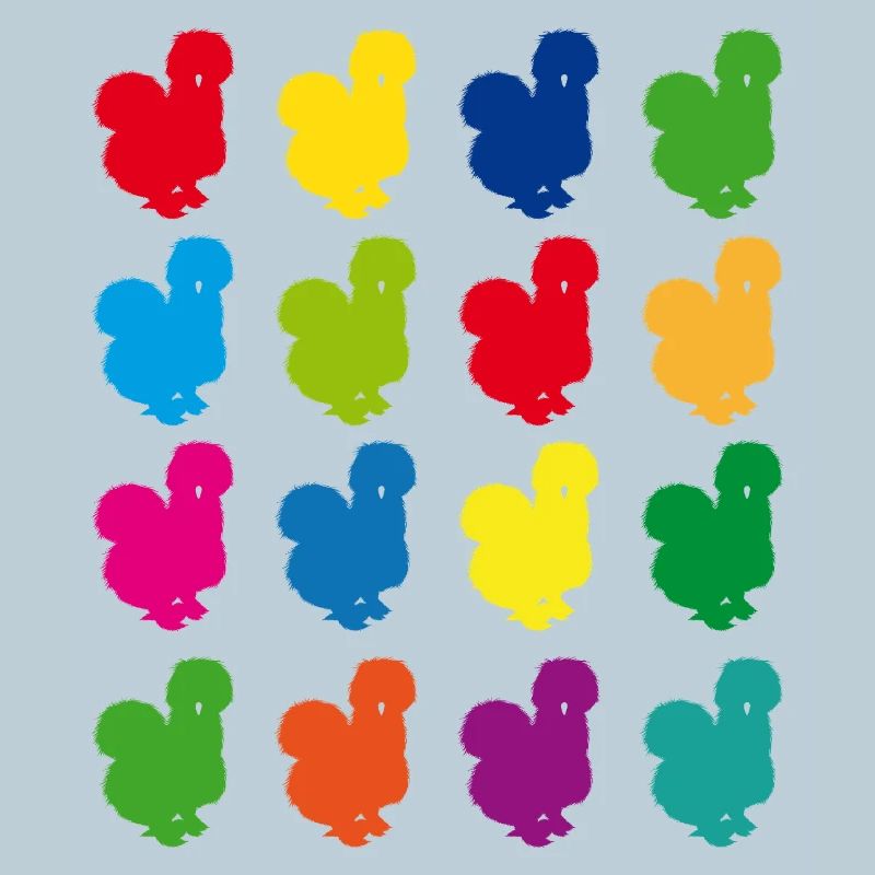 Fans de poulet - Coq - Coq - Poussin - Œuf - Bio