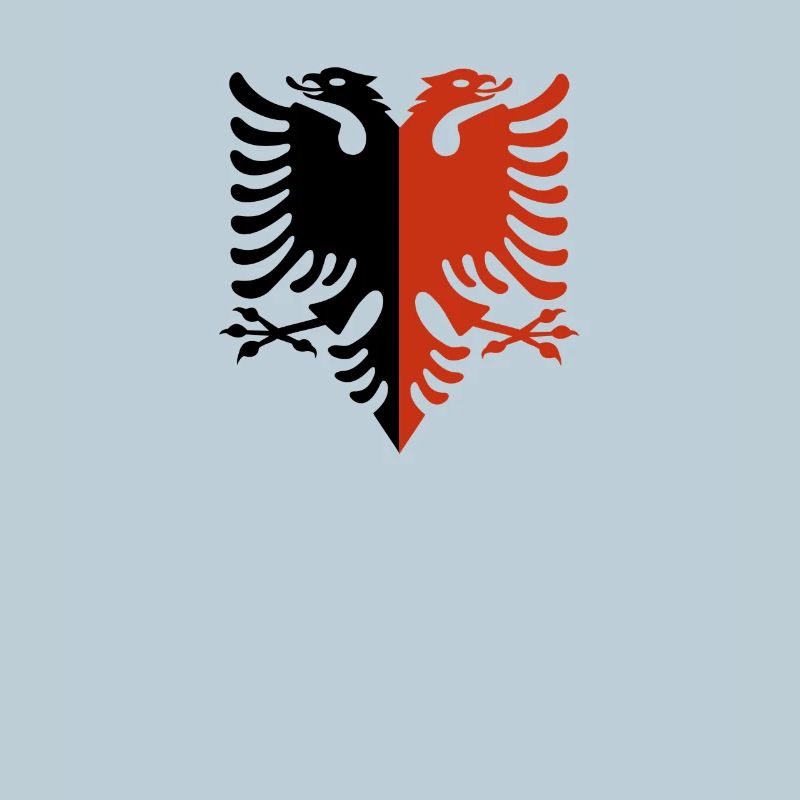 Albanian Eagle Red-Black "Dual Pride"