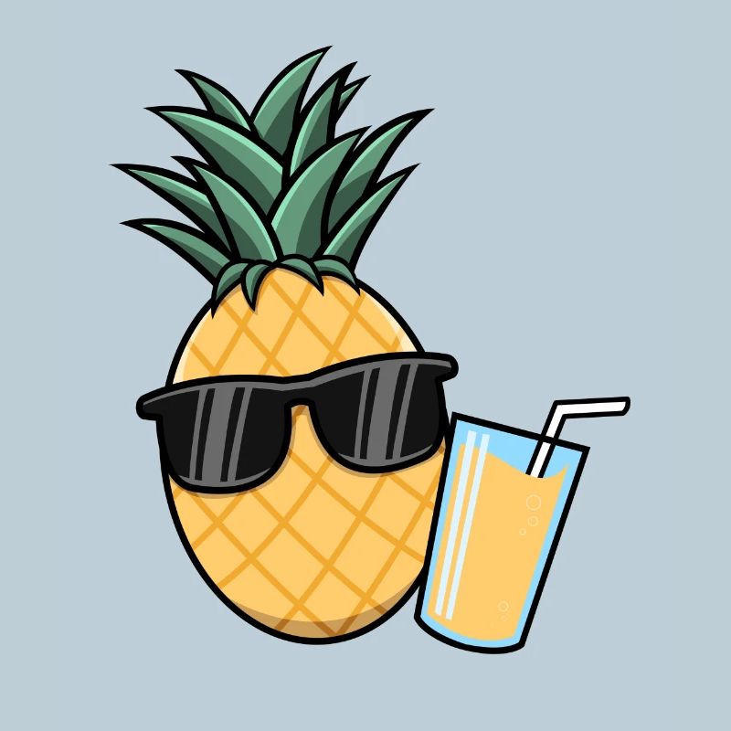 Pineapple summer sunglasses