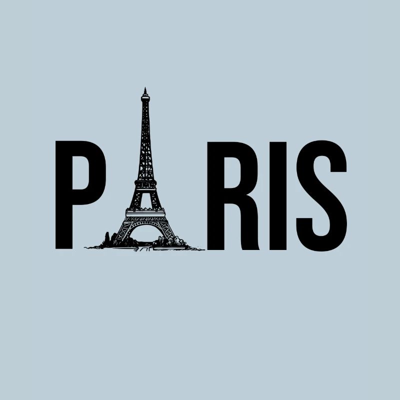 Paris – Typografie mit Eiffelturm-Charme  