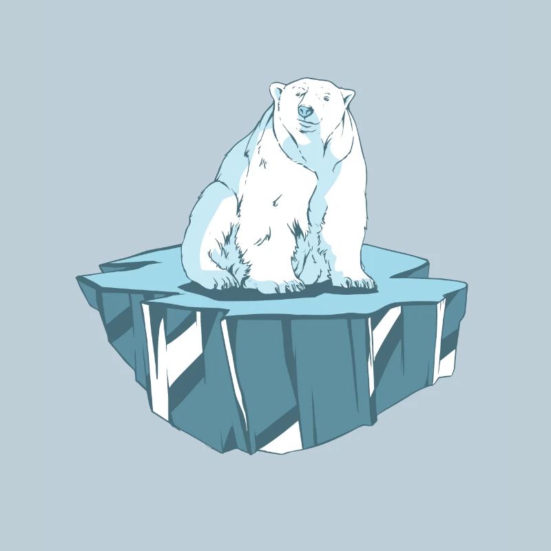 Eisbär auf Eisscholle