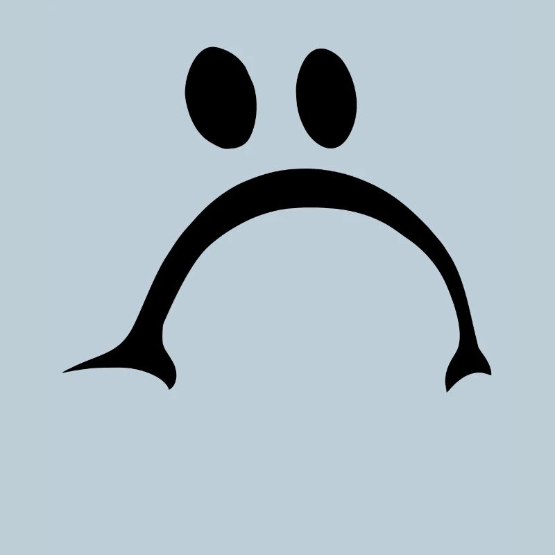 Visage triste et offensé