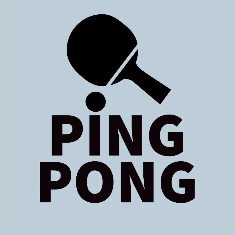 PING PONG Energetic Abstract Design
