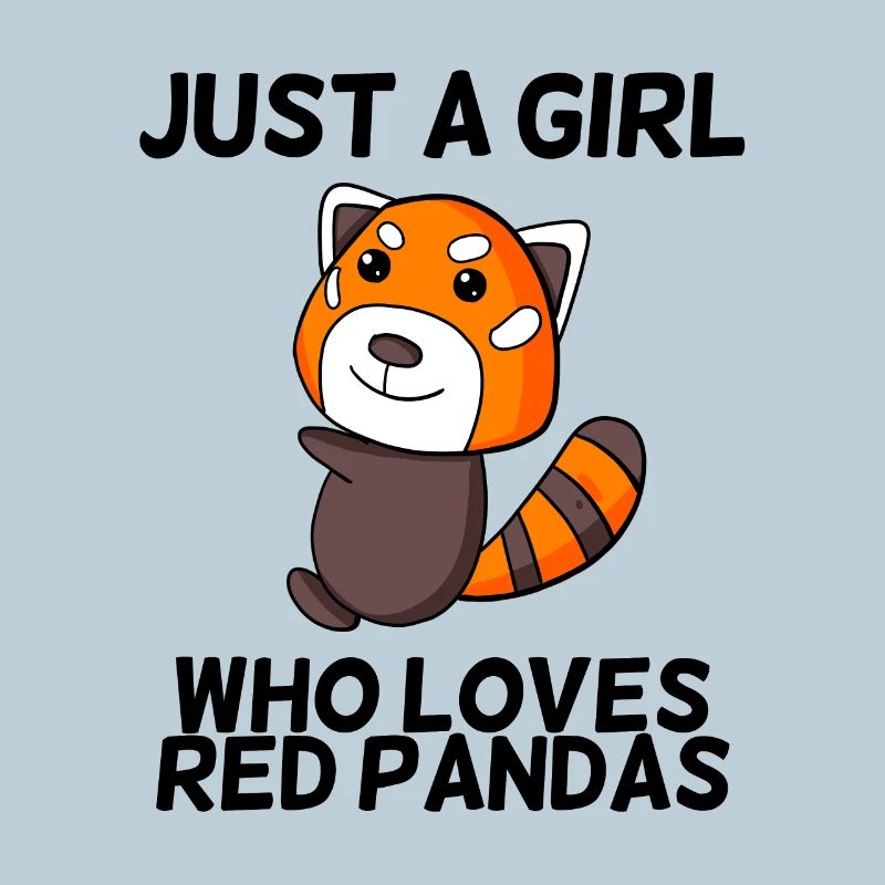Roter Panda Liebe Mädchen