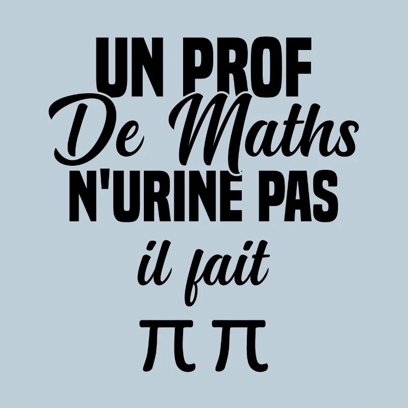 Idée cadeau humour jeu de mots prof de maths
