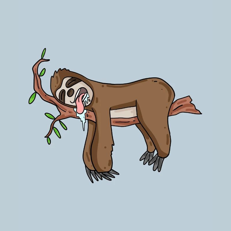 Sleeping sloth